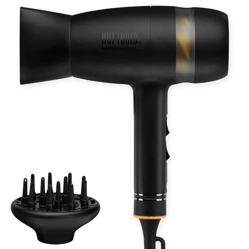 Hot Tools Pro Artist Black Gold Quietair Power Dryer | Powerful Zen Drying Experience - Image 1