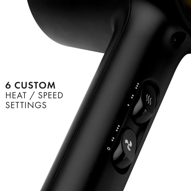 Hot Tools Pro Artist Black Gold Quietair Power Dryer | Powerful Zen Drying Experience - Image 4