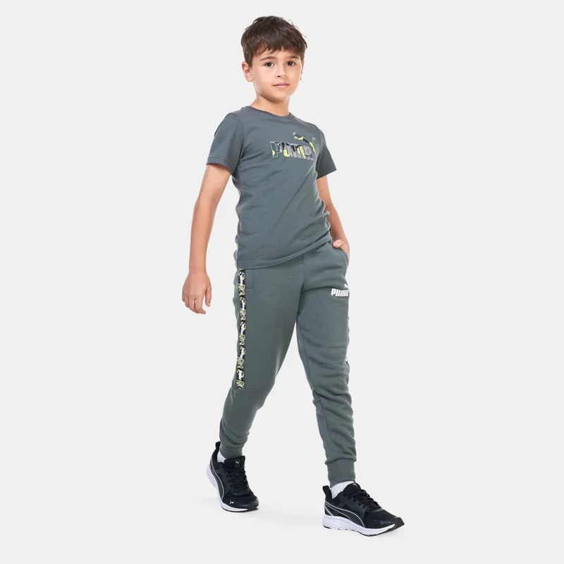 PUMA Kids' ESS+ Tape Camo Sweatpants