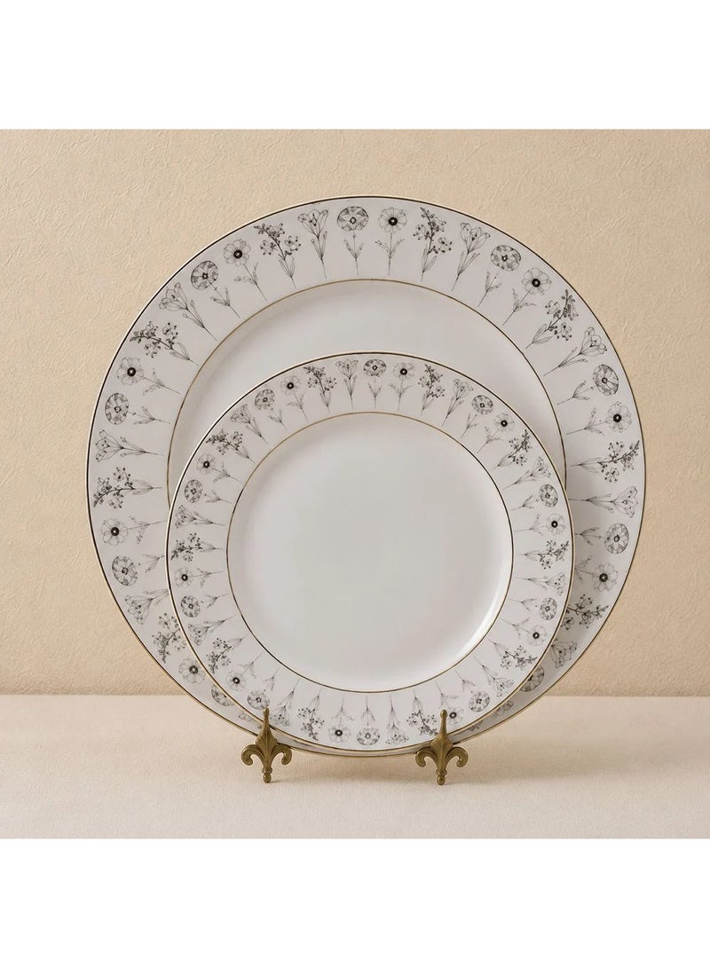 DANUBE HOME Youthful Bite Sparkle 16 Piece New Bone China Dinner Set Elegant Dinnerware for 4 Stylish Plates Bowls and Mugs Perfect for Formal Dining & Home Entertaining - Image 2