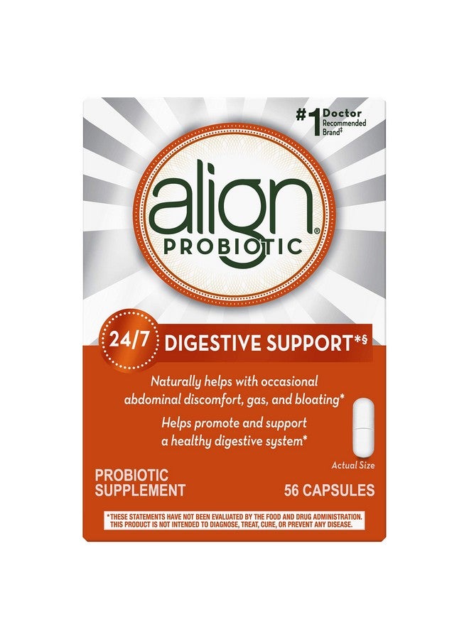 Align بروبيوتيك بروبيوتيك للنساء والرجال مكمل بروبيوتيك يومي لصحة الجهاز الهضمي* 1 بروبيوتيك موصى به من قبل الأطباء وأطباء الجهاز الهضمي‡ 56 كبسولة - Image 2