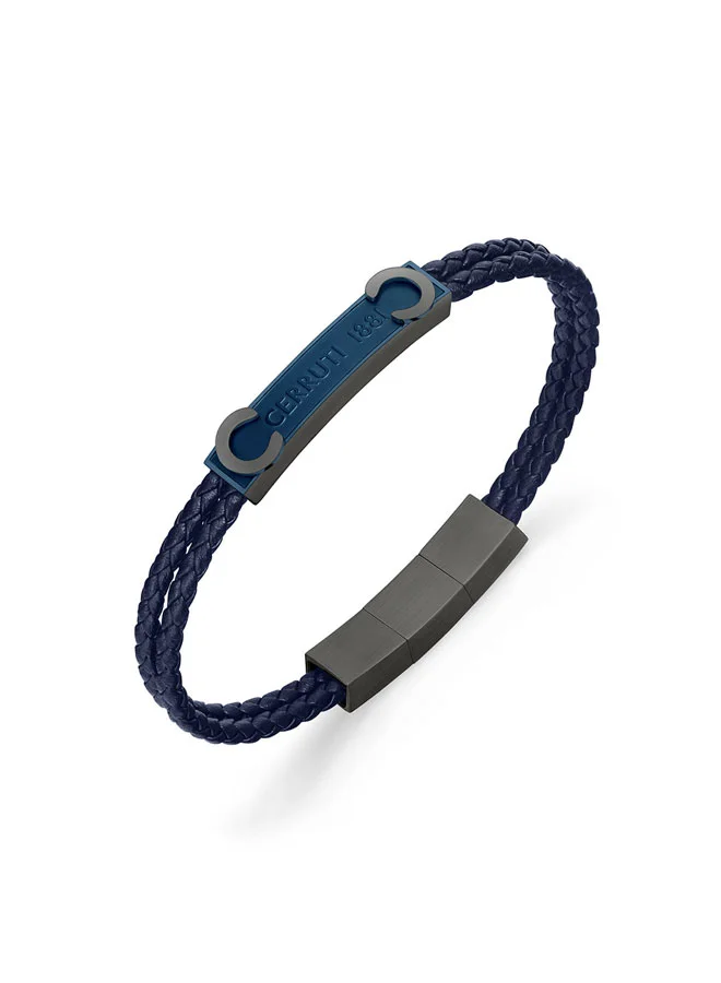CERRUTI 1881  Monograma Blue Men's Bracelet â€“ Unique and Trendy Design for Men | Best Price UAE