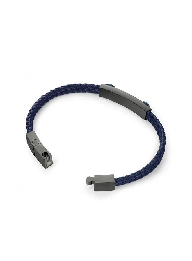 CERRUTI 1881  Monograma Blue Men's Bracelet â€“ Unique and Trendy Design for Men | Best Price UAE