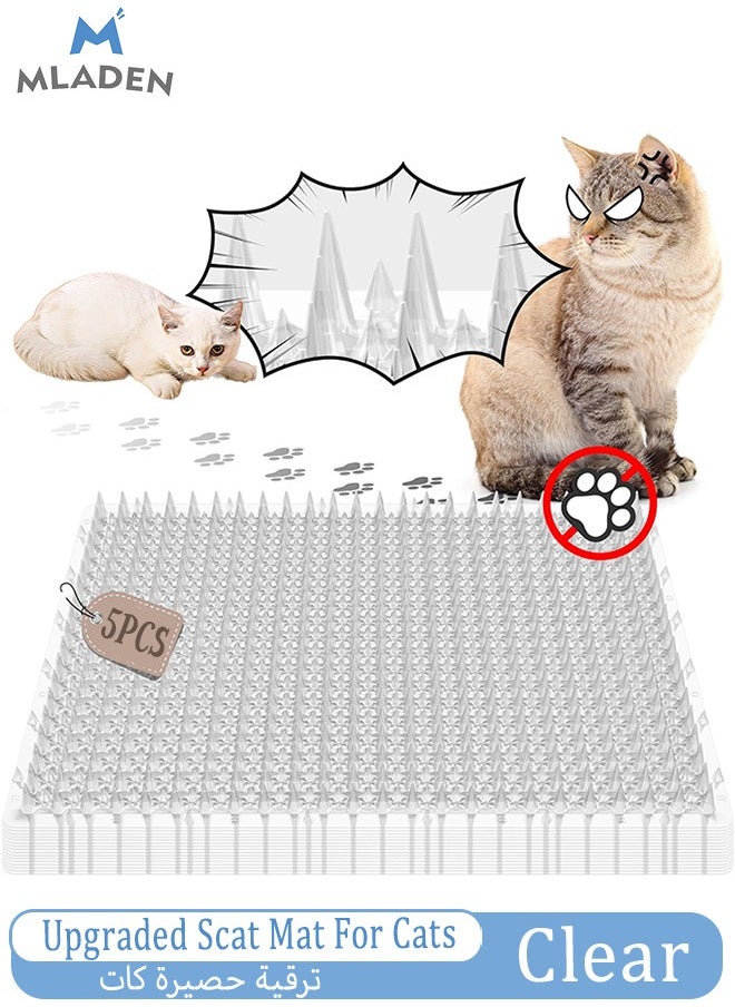 MLADEN - Upgraded Scat Mat For Cats 16 X 14 Inches Cat Spike Mat with 1 Inch Spike To Keep Cats Out Of Yard Permanently Cat Deterrent Indoor 23sqft Area Coverage - Image 1