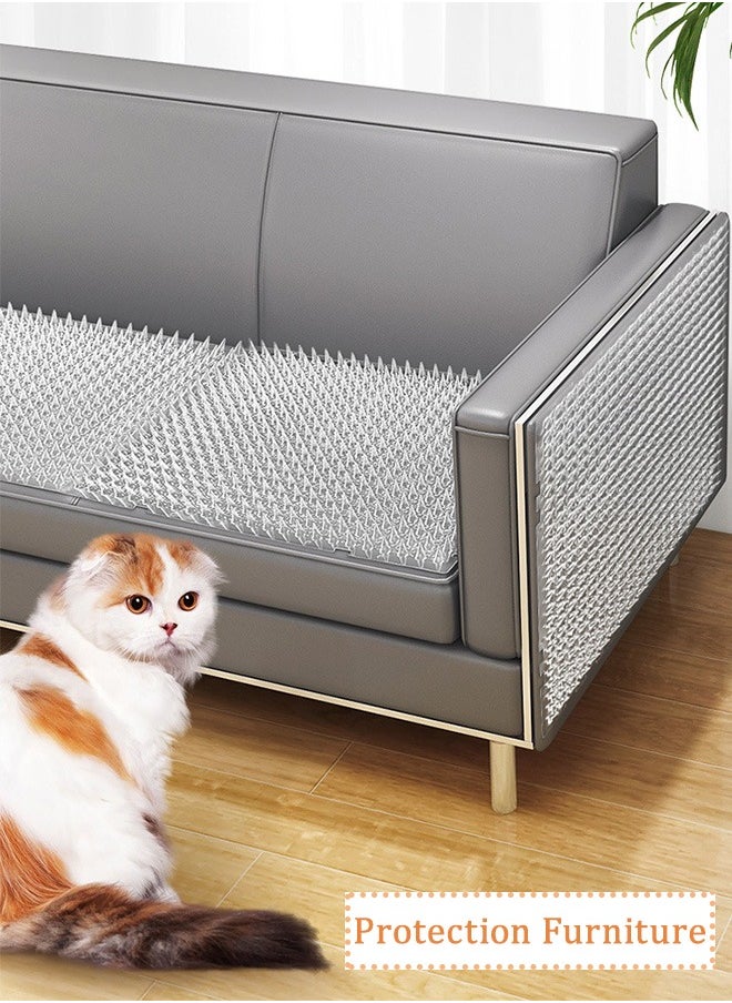 MLADEN - Upgraded Scat Mat For Cats 16 X 14 Inches Cat Spike Mat with 1 Inch Spike To Keep Cats Out Of Yard Permanently Cat Deterrent Indoor 23sqft Area Coverage - Image 1