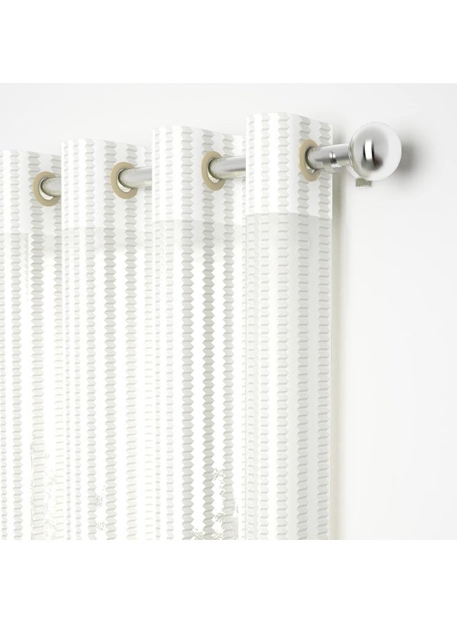 Story@Home Window Curtains 5 feet Long Set of 2 for Living Room Bedroom, Kitchen - Image 2