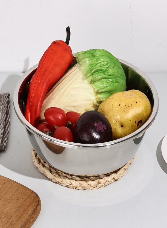 Utiao مجموعة أوعية خلط من الفولاذ المقاوم للصدأ من Utiao، سعة 2 كوارت، أوعية لتحضير الطعام والطبخ في المطبخ - Image 2