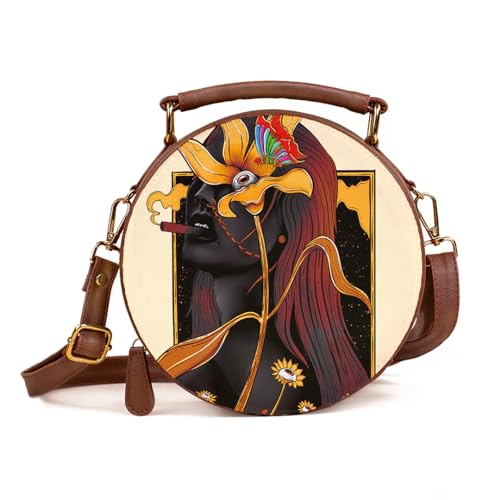 Kalankit Box Sling Bag for Women Girls | Side Sling Purse with Handle and Detachable Strap | Quirky Travel Crossbody Sling | Birthday Gifts Ideas for Teenager Girl - Image 1