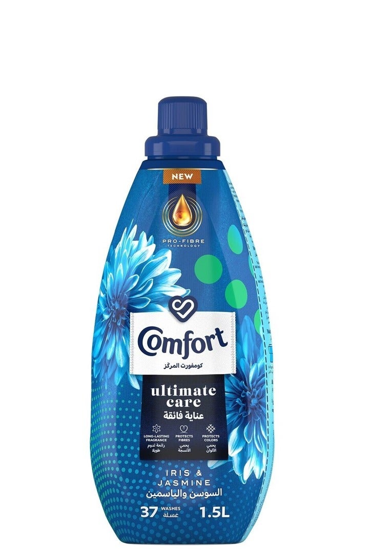 Comfort Concentrated Fabric Softener Iris and Jasmine for long lasting fragrance 1.5L - Image 1