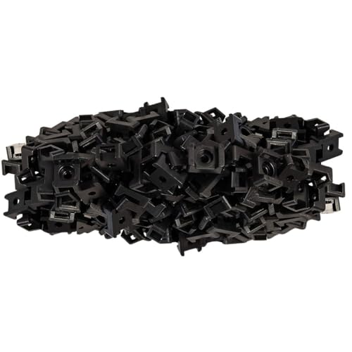 GTSE 100 Pack Of Black Screw Mounts, Zip Ties Up To 0.35" Wide, Saddle Type Zip Tie Anchors - Image 4