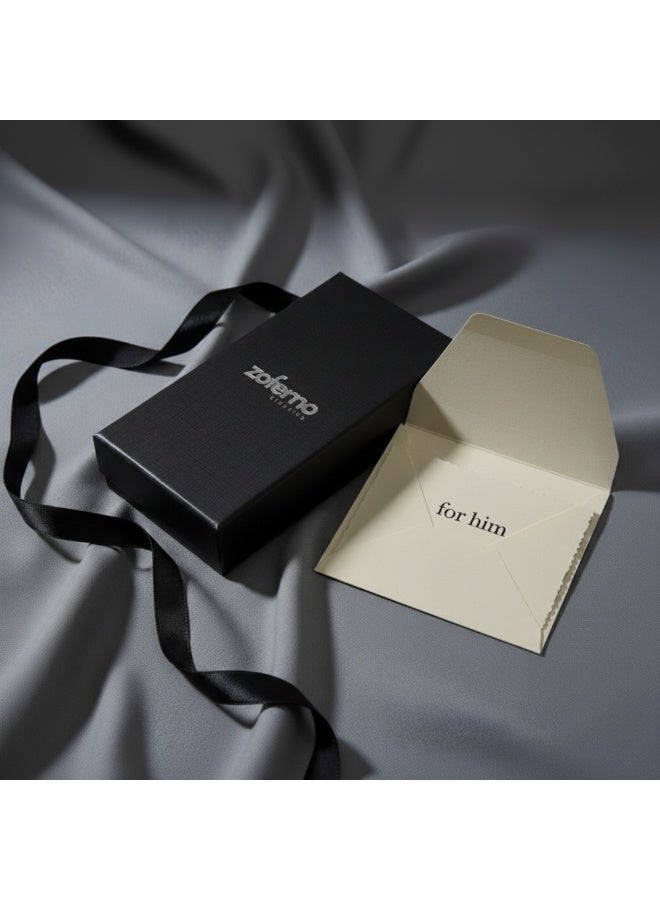 زوفيرنو كلاسيكو طقم مناديل الجيب للرجال من زوفرنو كلاسيكو – ٣ مناديل فاخرة (٢٨×٢٨ سم) - Image 5