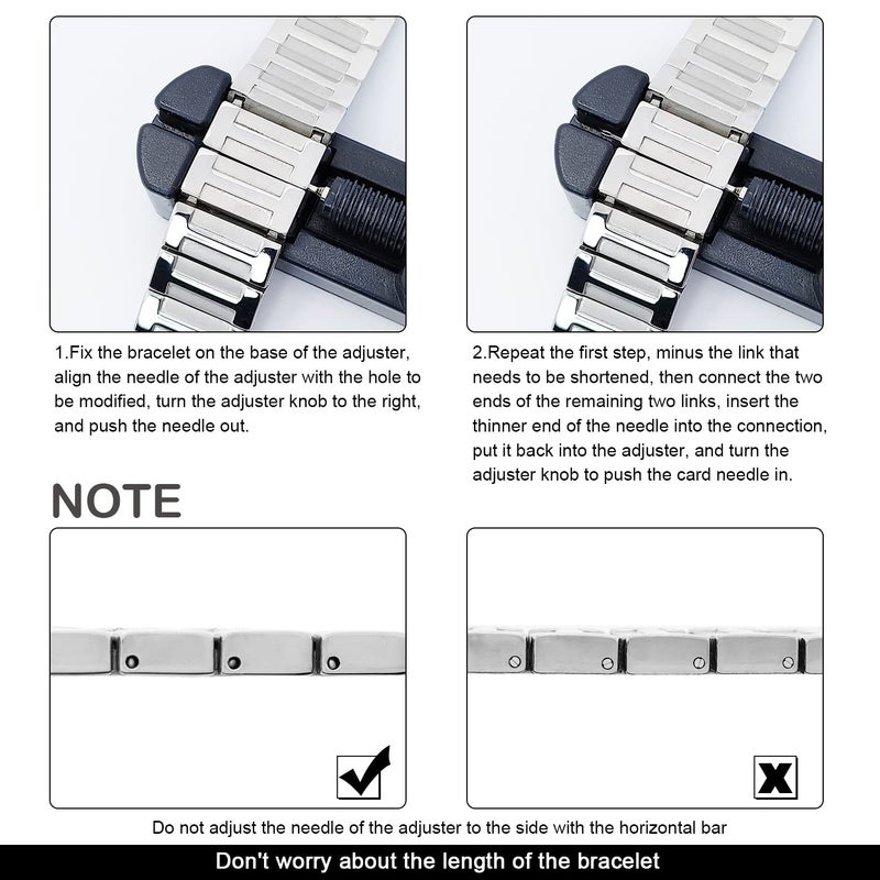 JEROOT Magnetic Bracelets for Men, Pure Titanium Bracelet (4000Gauss Per Magnet), Men's Bracelet Lymphatic Jewelry Gifts (Sliver) - Image 5
