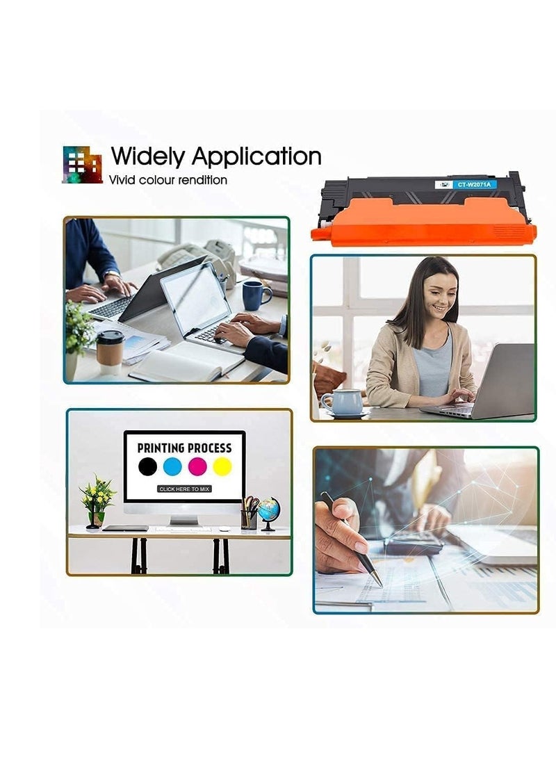 Terabyte Compatible Toner Cartridge Replacement for Samsung 504S CLT-K504S CLT-504S CLT-M504S CLT-C504S CLT-Y504S to Use With CLX-4195 4195FW 4195N 4195FW CLP 415N 415NW SL C1810W C1860FW printer - Image 4