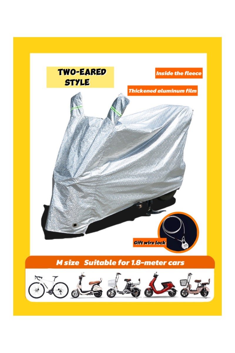 TNGames Thickened Bike Cover｜M Size Upgraded Version 300D Oxford Fabric Full Protection｜Waterproof/Dual Lock Anti-Theft｜Universal for Mountain Bikes, E-Bikes & Motorcycles - Image 1