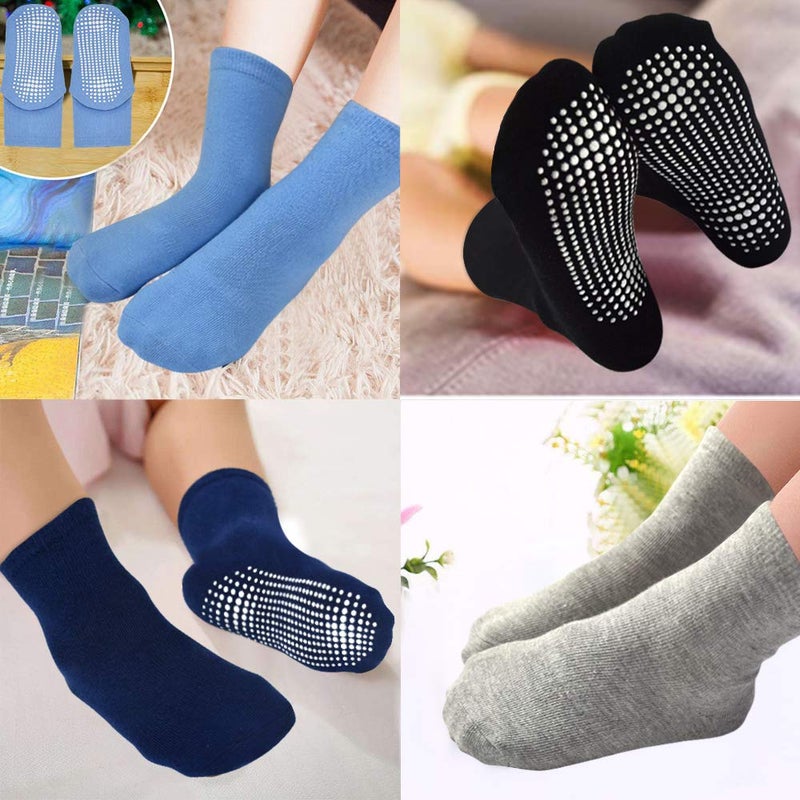 Tphon Kids Non Slip Toddler Boy Grip Socks 12 Pairs Anti Skid Sticky Socks for 3-5 Years Infants Baby Children - Image 4
