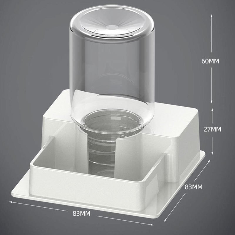 Automatic Reptile Water Dish Feeder Drinking Bottle For Terrarium Small Animals White - Image 4