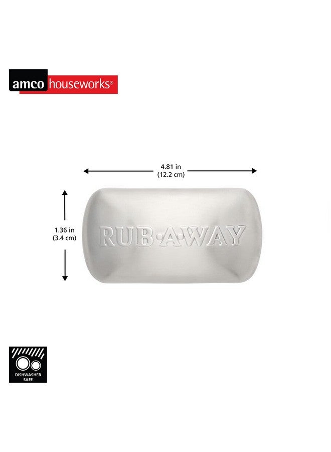 Amco Rub-a-Way Bar, Stainless Steel Odor Absorber (4" x 2.25") - Dishwasher Safe Kitchen & Outdoor Essential for Garlic, Onion, Fishing, Hiking Odors - Natural Odor Remover - Image 2