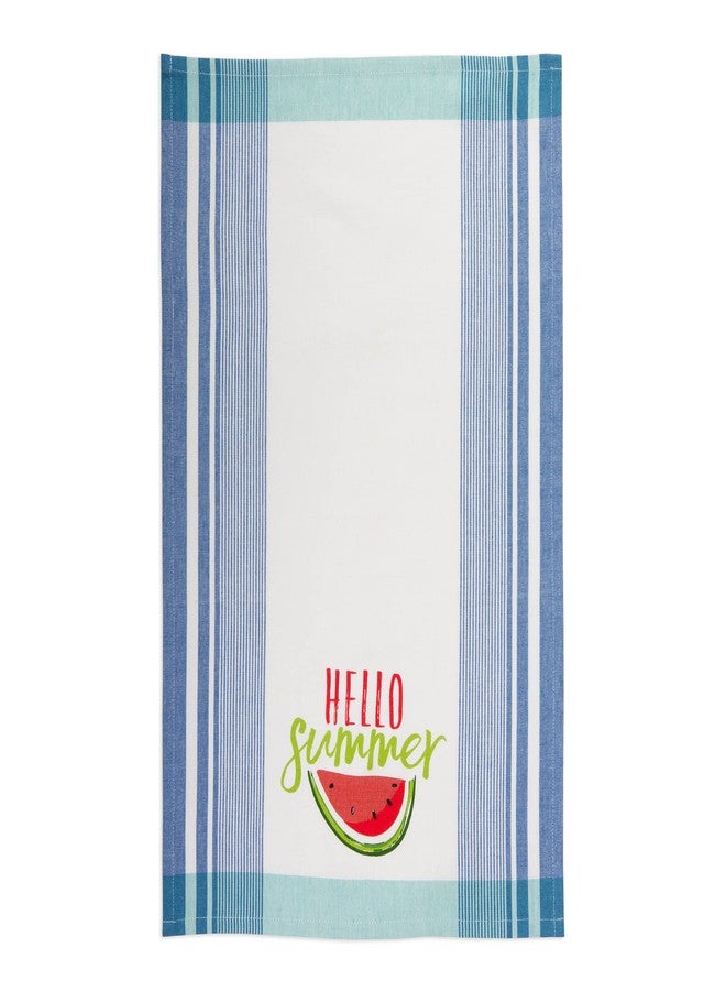 DII Watermelon Collection, Summer Fun, Dishtowel (Set of 3) Hello Summer - Image 4