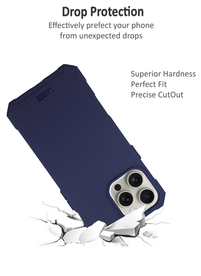 Apple iPhone 16 Pro Max Premium UAG Case | Premium Silicone  Case Cover Designed for Apple iPhone 16 Pro Max | Apple iPhone 16 Pro Max Case Camera and Drop Protection Thin Protective Back Cover Case for Apple iPhone 16 Pro Max - Blue