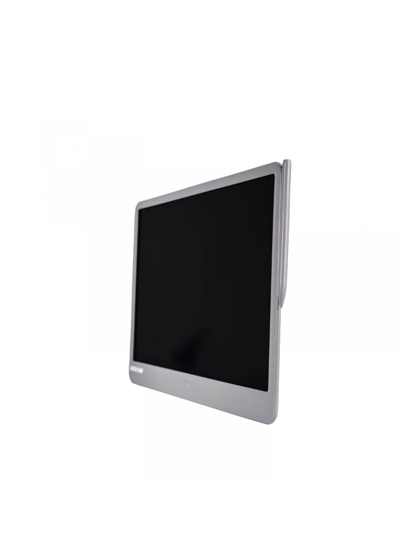 جرين ليون - لوحة كتابة رقمية LCD مقاس 15 بوصة، بطارية CR2016، ABS + غشاء LCD، حساب التفاضل والتكامل والرسم وتدوين الملاحظات / يمكن استخدامها للمدرسة / صغيرة الحجم وخفيفة الوزن / شاشة عريضة - رمادي - Image 1