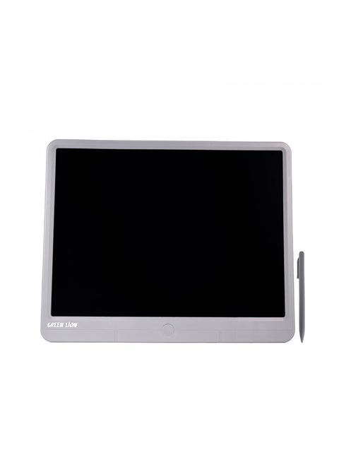 LCD Digital Writing Pad 15 Inches Display CR2016 Battery ABS+LCD Film Calculus, Drawing & Note Taking / Can Be Used For School / Compact & Lightweight / Wide Screen - Grey