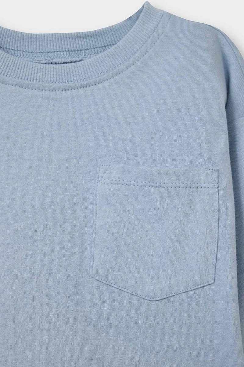 DeFacto Baby Boy Crew Neck Basic Long Sleeve T-Shirt