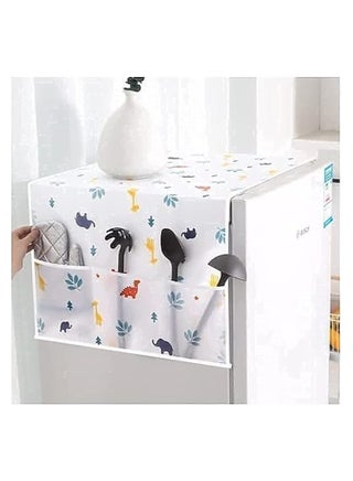 Good Quality Waterproof Refrigerator Dust Cover Household Freezer Top Bag Fridge Storage Bag Table Dustproof Cover Multicolour