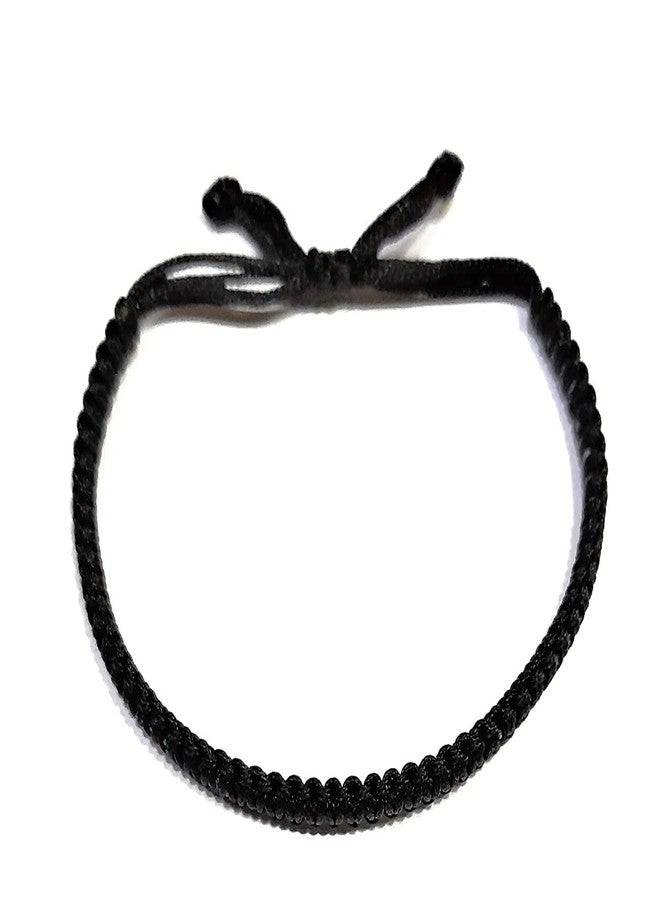 LIGAMENT Silk Dori Bracelet for avoid negative energy (unisex) (Black) - Image 4