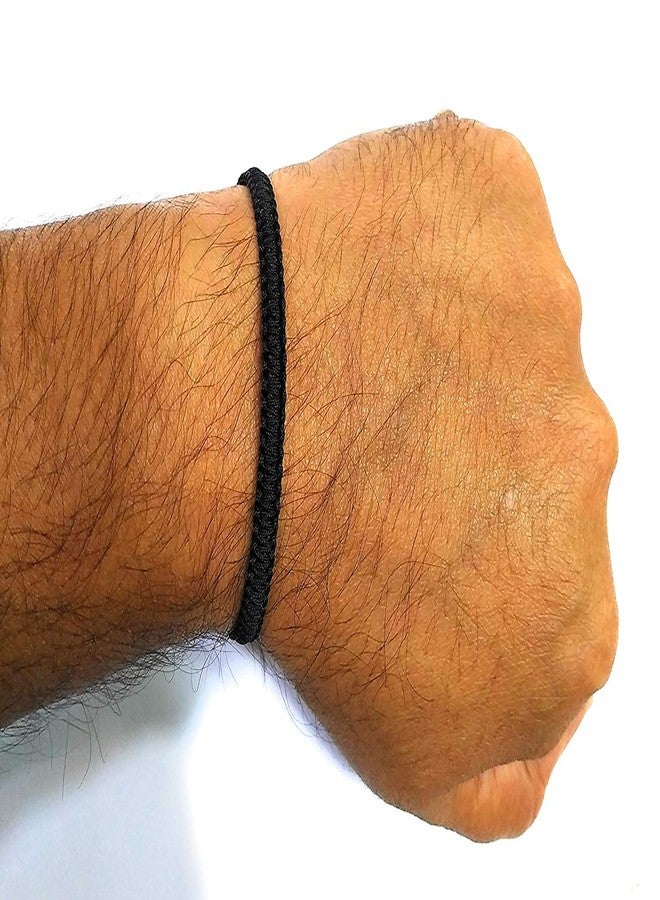 LIGAMENT Silk Dori Bracelet for avoid negative energy (unisex) (Black) - Image 3