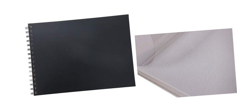 NOZOMI Artist Series Water Color Pad 300 GSM Rough Grain Surface Watercolor Paper with Color Protection SheetsArt JournalScrap Book for Paint Pencil Ink crylic Colors A4 Size 20 Sheets - Image 1
