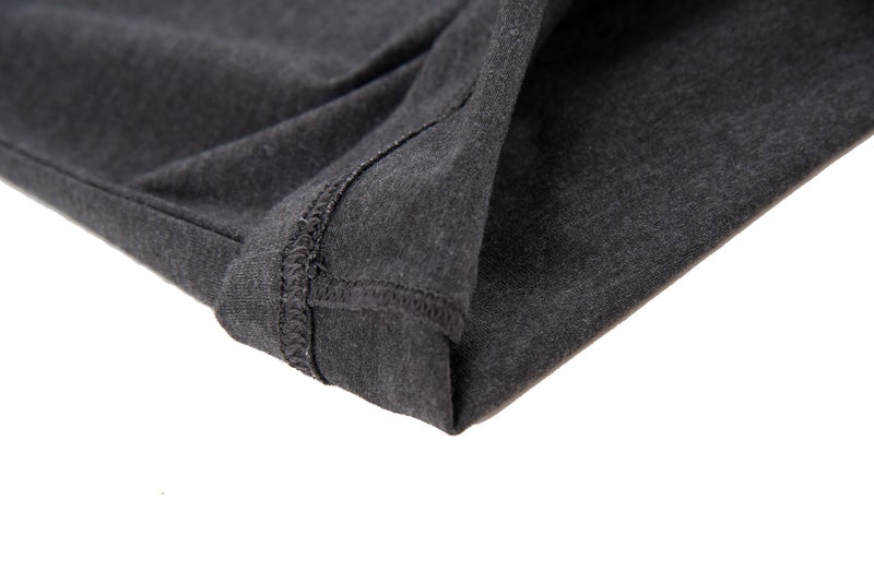 CYZ Women's Basic Stretch Cotton Knit Pajama Sleep Lounge Pants-Charcoal-M - Image 5