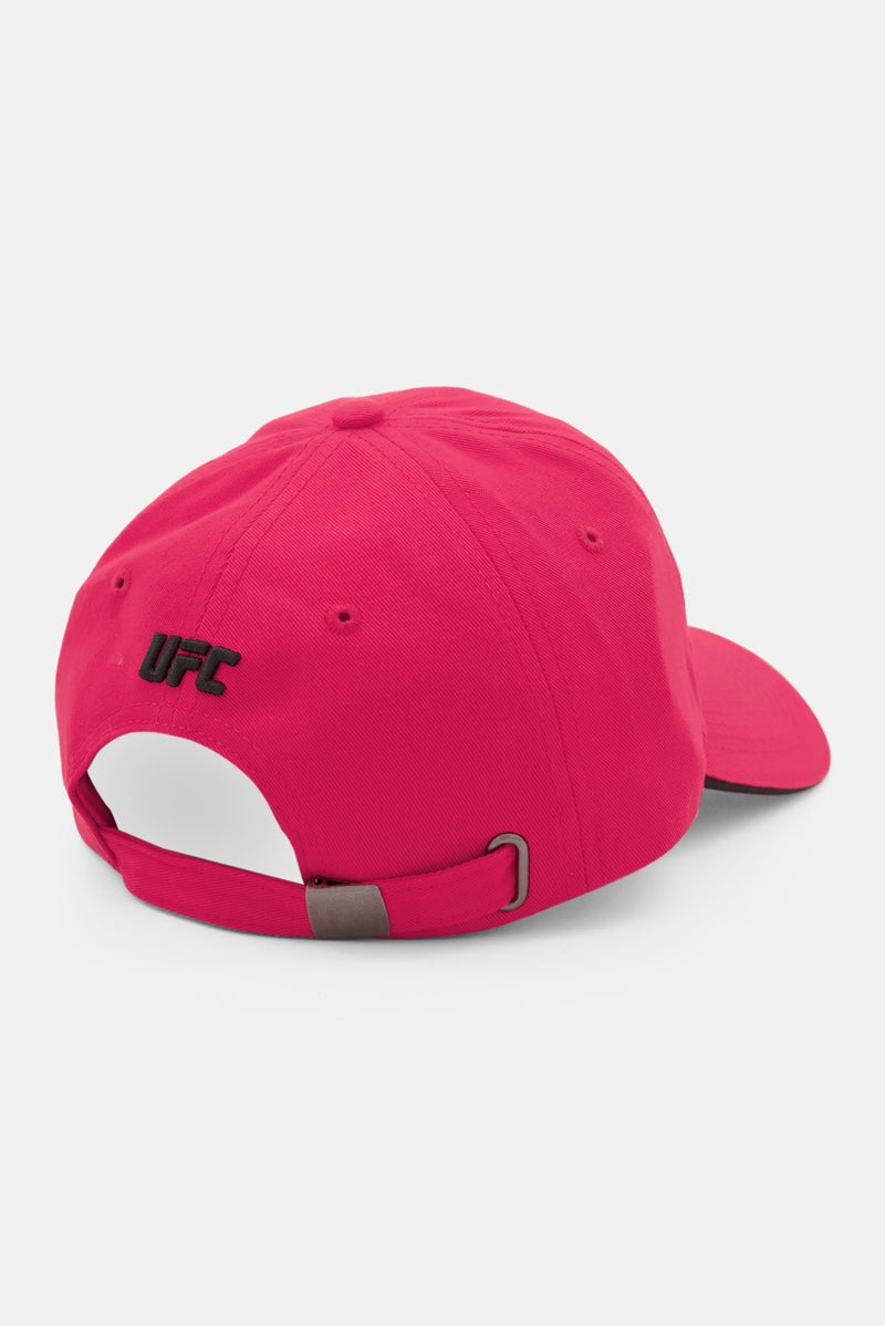 Ufc قبعة بيسبول قابلة للتعديل بشعار العلامة التجارية للرجال، حمراء - Image 2