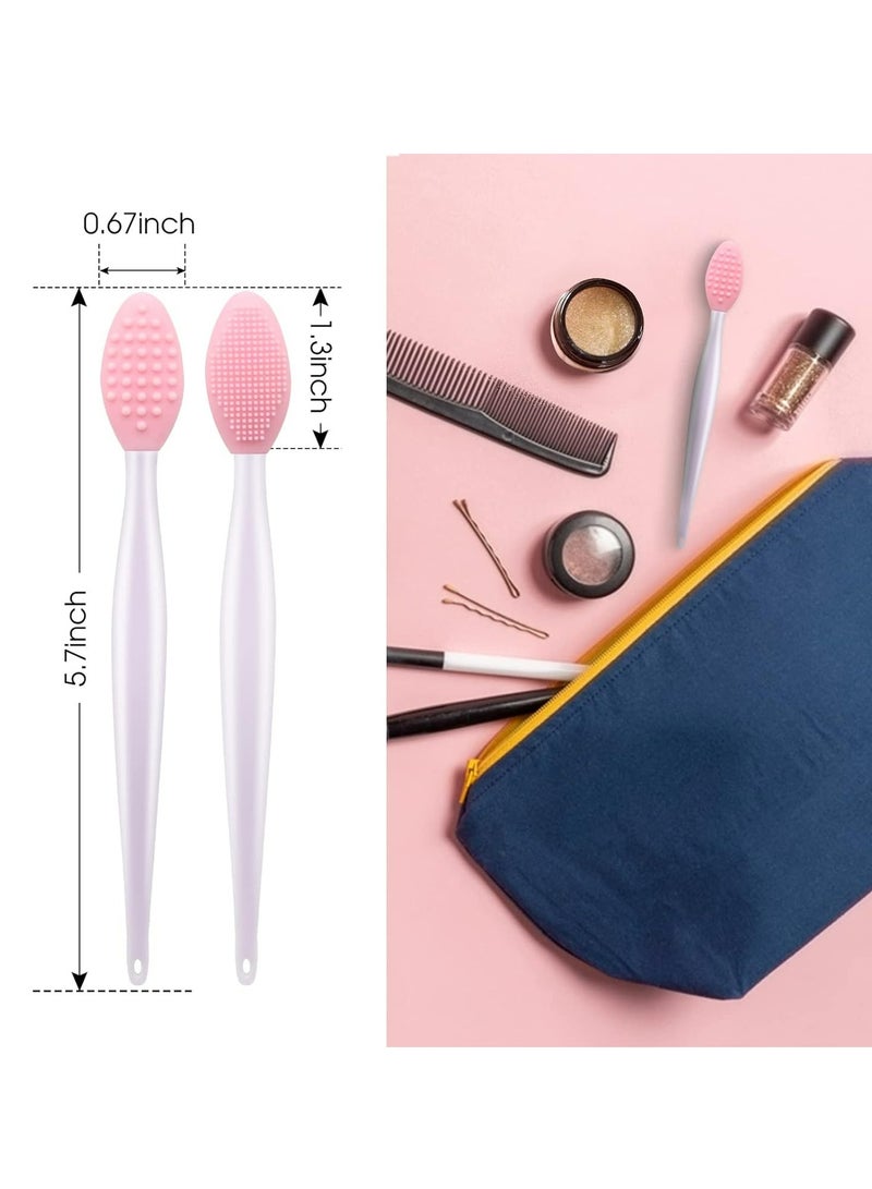 Generic Silicone Pore Brush,Lip Scrub Brush Lip Brush Tool, Exfoliate Your Large & Visible Pores With This Facial Brush, Double-Sided Black Head Cleaning Tool, Beauty & Skincare Accessories  - Image 5