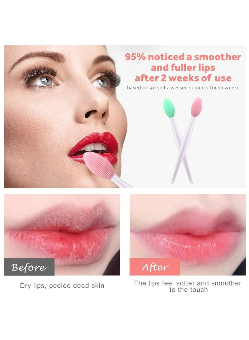 Generic Silicone Pore Brush,Lip Scrub Brush Lip Brush Tool, Exfoliate Your Large & Visible Pores With This Facial Brush, Double-Sided Black Head Cleaning Tool, Beauty & Skincare Accessories  - Image 4