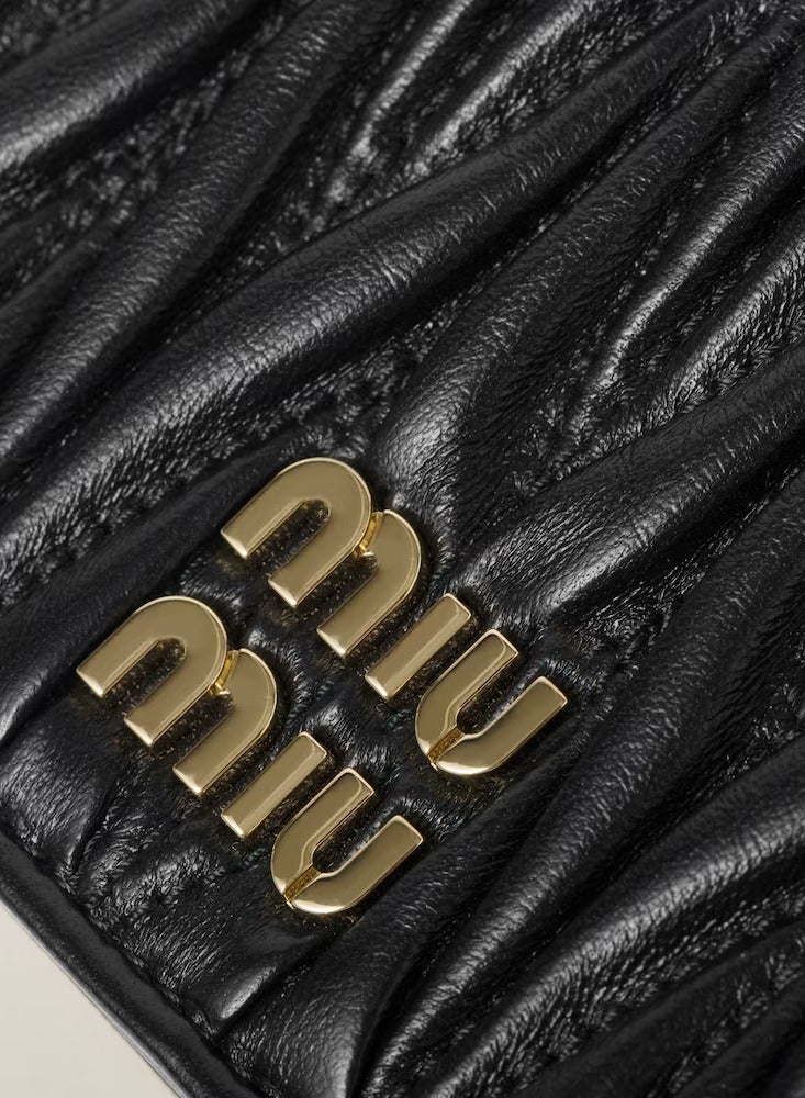 مياو مياو محفظة صغيرة من جلد النابا المطرز - Image 5