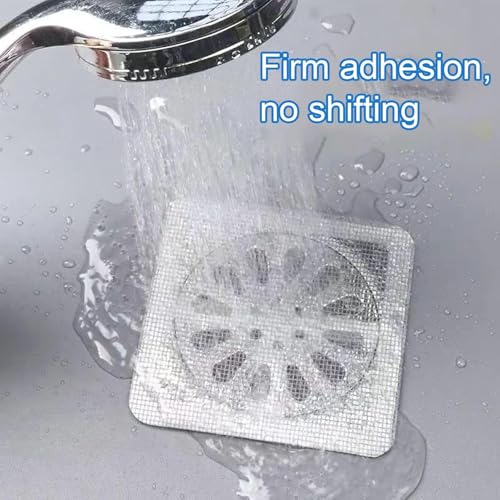 Qshare Disposable Shower Drain Cover - Anti Insect Mosquito Cockroach Blocker, Waterproof Drain Filter Hair Catcher Drainage Jali for Bathroom, Kitchen & Toilet, Mesh Net Cover for Sink Protection(20) - Image 2