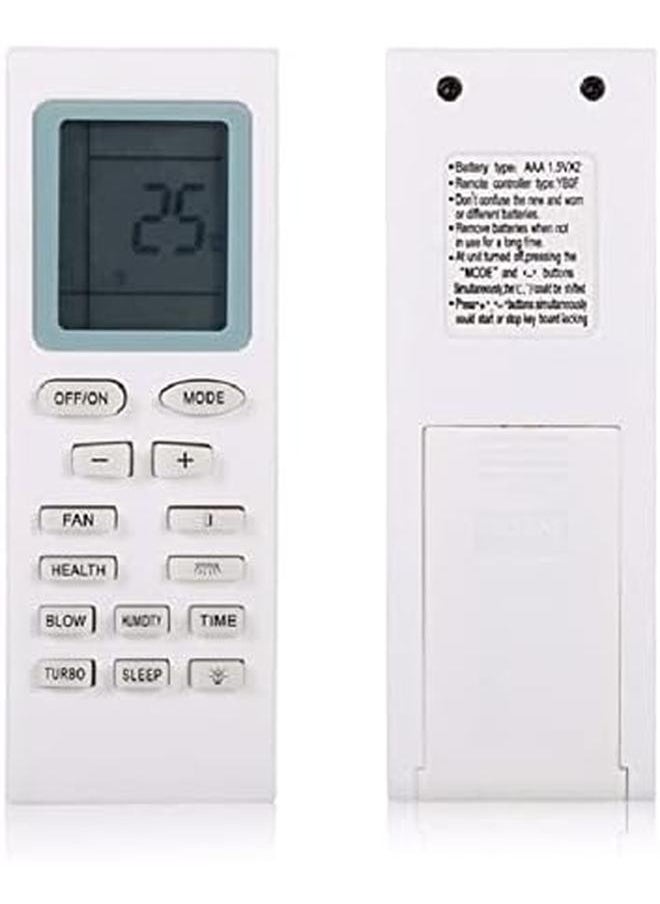 LINJIE - Universal Air Conditioner Remote Control Remote Control Application Gree Air Conditioner Oasis Yb1F2 Yb1Faf Ybof Yb1A21 - Image 1