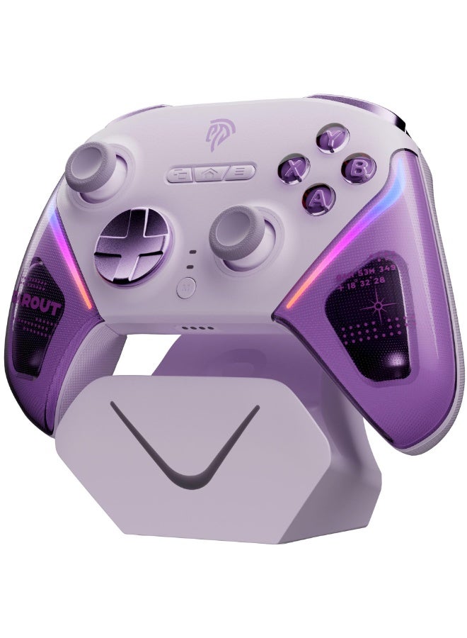 EasySMX D10 PC Controller - Elite Wireless Bluetooth Pro Controller with TMR Joystick, Dual-Mode Triggers & Full Mechanical Buttons, 1000Hz Polling Rate, RGB Lighting for PC/Switch/Android/iOS - Image 1