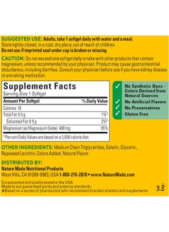 Nature Made Extra Strength Magnesium Oxide 400 mg, Dietary Supplement for Muscle Support, 110 Count  - Image 4