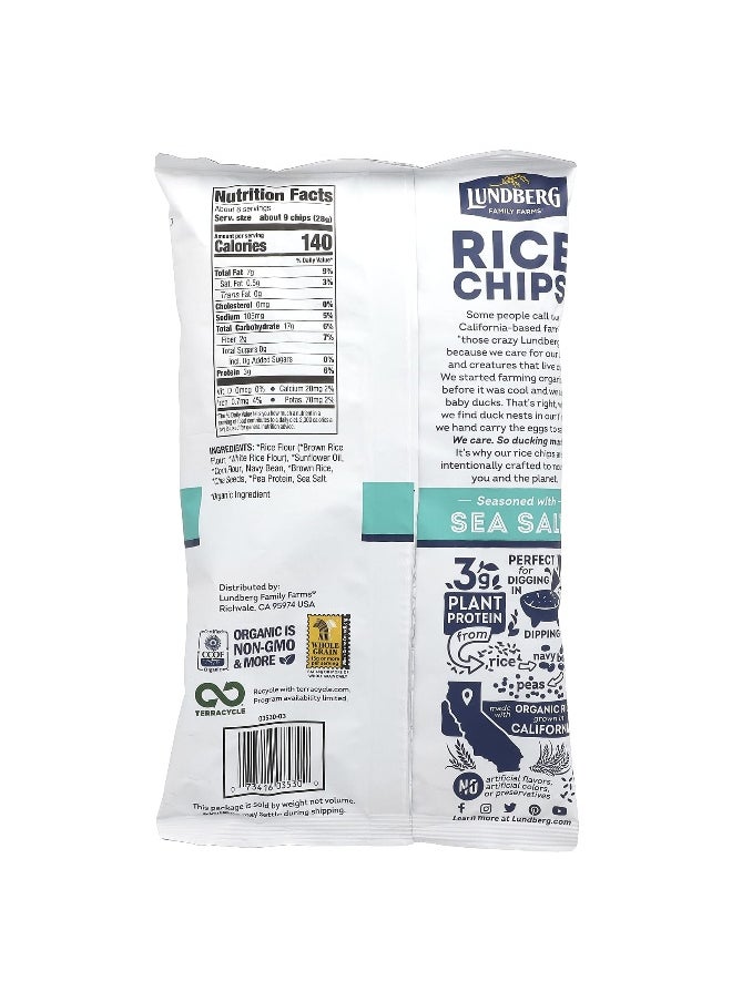 Lundberg Lundberg, Rice Chips, Sea Salt, 5.5 oz (156 g)  - Image 2