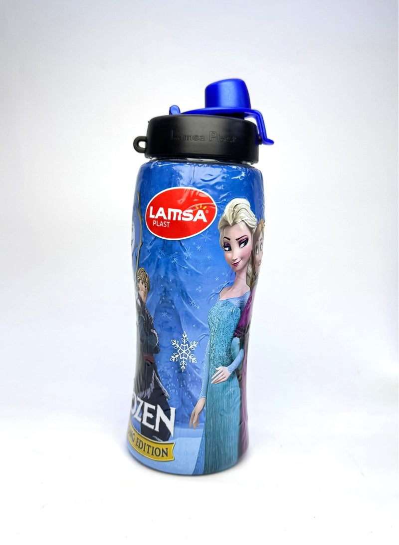 لمسة بلاست علبة حفظ الغذاء لانش بوكس مع ملعقة وشوكة  مع زجاجة  من لمسه بلاست - Image 2