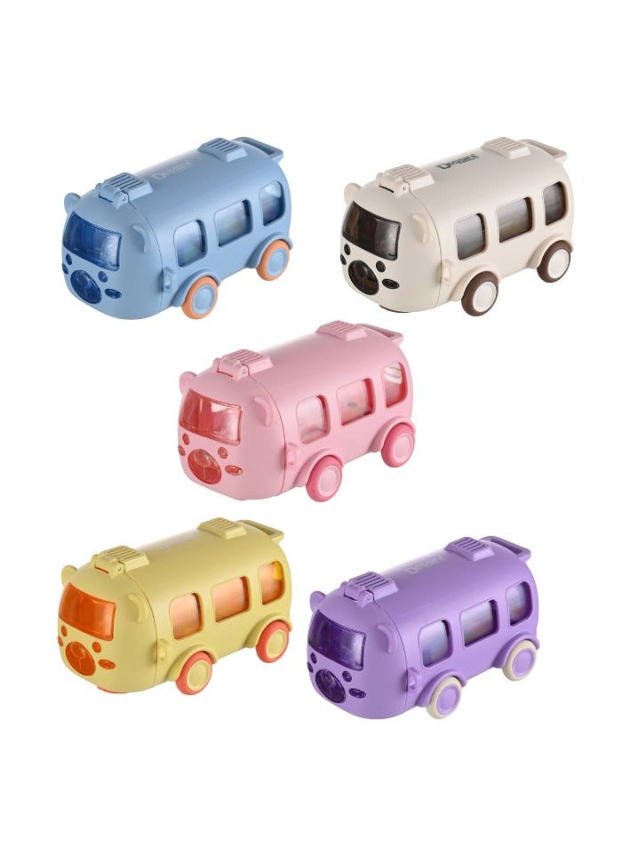 DESSINI زجاجة ماء للحافلة المدرسية سعة 500 مل، بنفسجي - Image 2