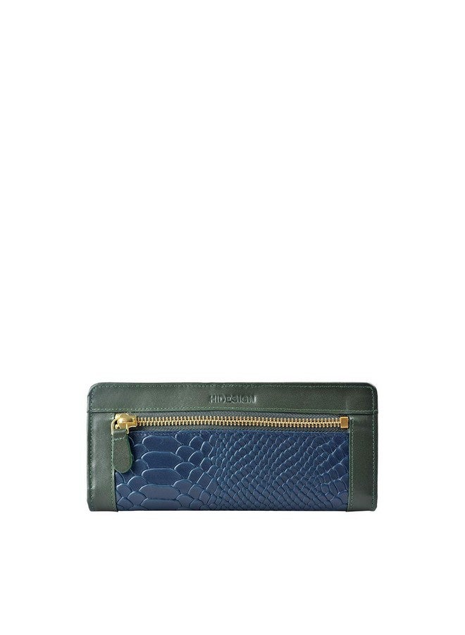 Hidesign womens EE LIBRA WI RF One size M Blue Emer I Bi-fold Wallet - Image 1
