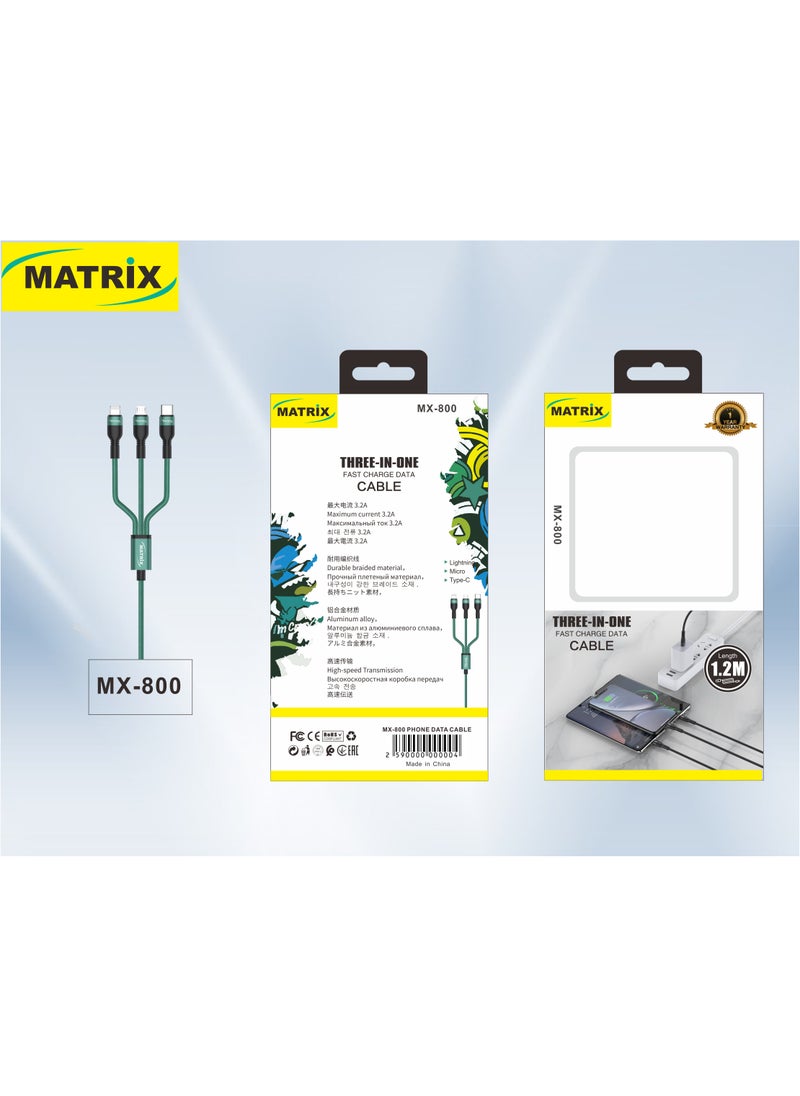 MATRIX MX800, Type:(3in1) USB 