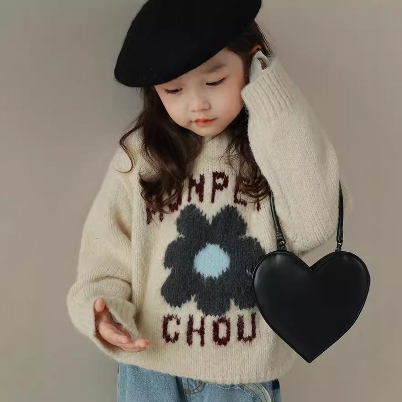 Girls' Sweaters Kidsren'S Knitted Cotton Bottoming Sweaters Baby Kidsren'S Clothing Tops - Image 2