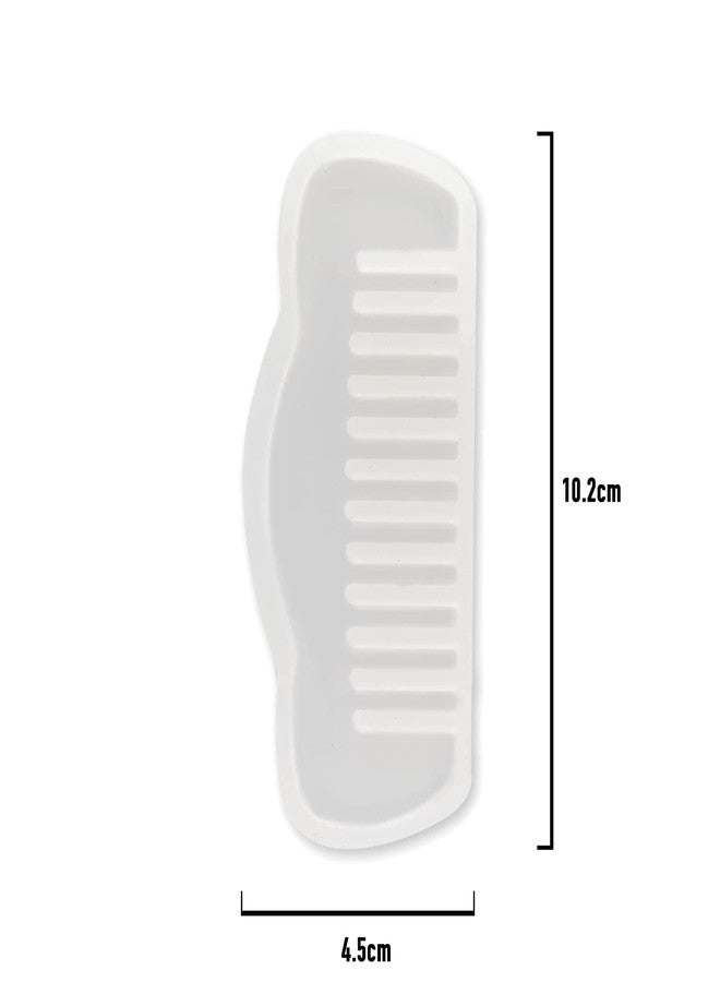 Ditya Crafts Resin Silicone Mold DIY Resin Comb Mould Silicone Mold Multipurpose DIY Hair Comb Silicone Mold Comb Without Handle Set of 2 - Image 2