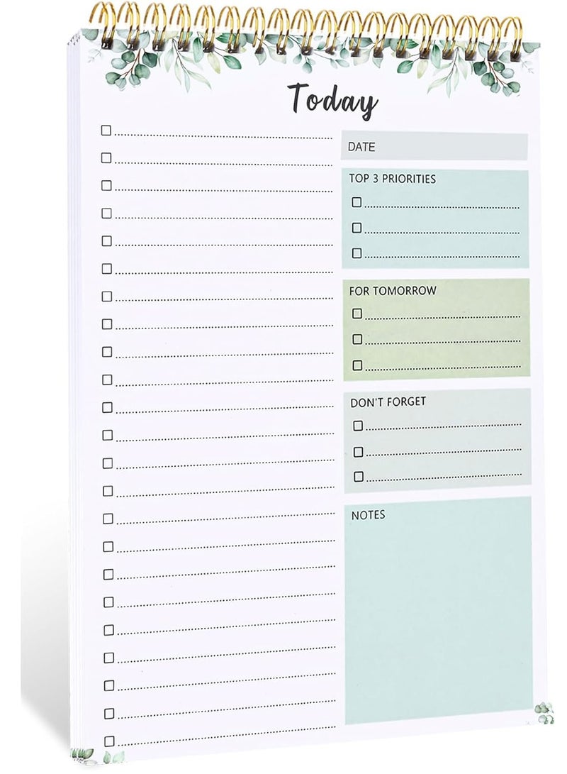 Generic To Do List Notepad , Undated Daily Planner Perfect for Enhanced Productivity and Goal Achievement,10x6.5Inches/25.4x16.5cm  - Image 1