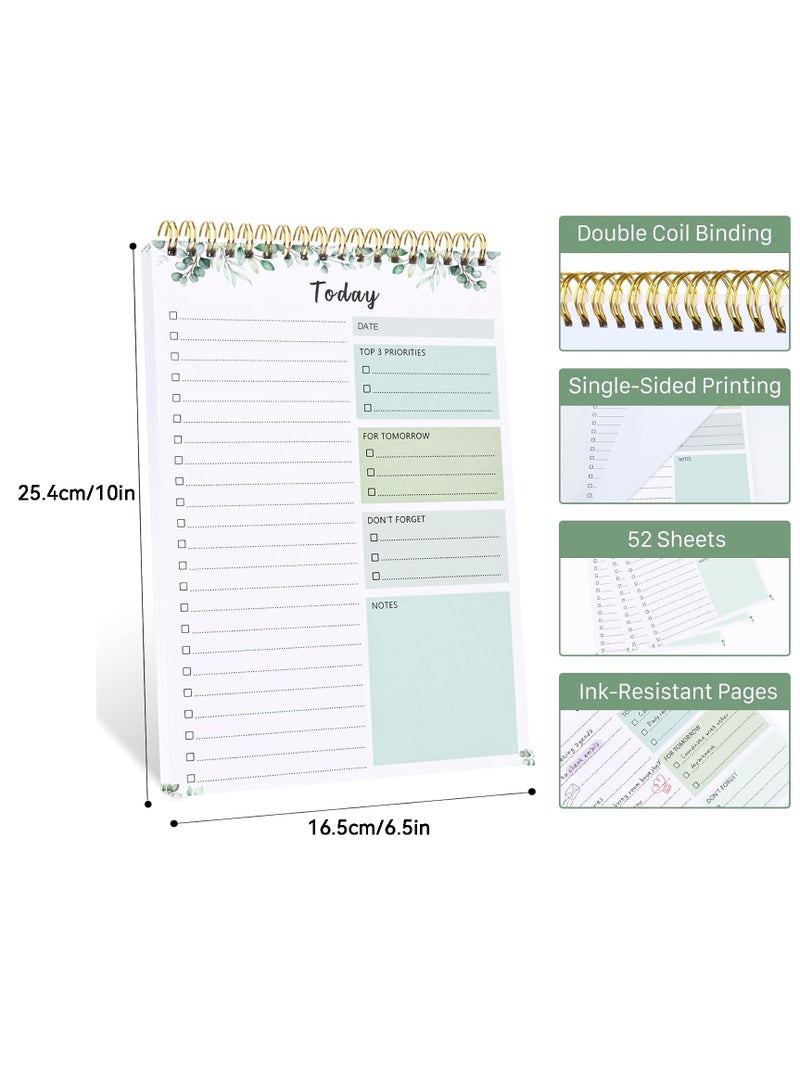 Generic To Do List Notepad , Undated Daily Planner Perfect for Enhanced Productivity and Goal Achievement,10x6.5Inches/25.4x16.5cm  - Image 2