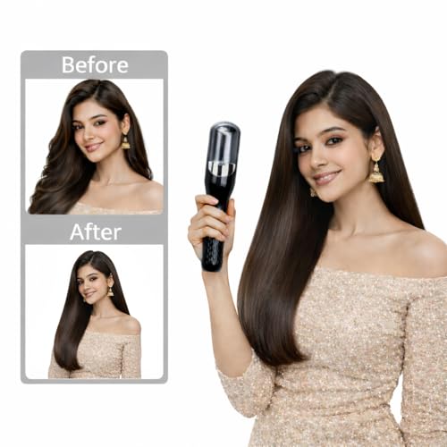RichCurls Rechargeable Hair Split End Remover Machine – 2-in-1 Automatic Split End Cutter & Hair Trimmer for Frizzy, Dry, Damaged, Curly Hair – Ideal for Women Seeking Smooth, Healthy Locks - Image 5