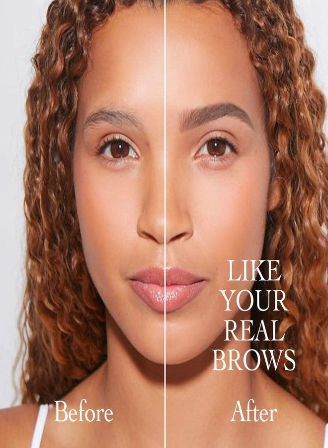 BINGBRUSH 2 Pcs/Set 3D Eyebrow Pencil - Eye Makeup Micro 4 Point Brow Pen Lift & Snatch Eyebrow Pen Kits with 3 Eyebrow Stencil Long-Lasting Waterproof Natural Eyebrow Hair (4# black) - Image 4